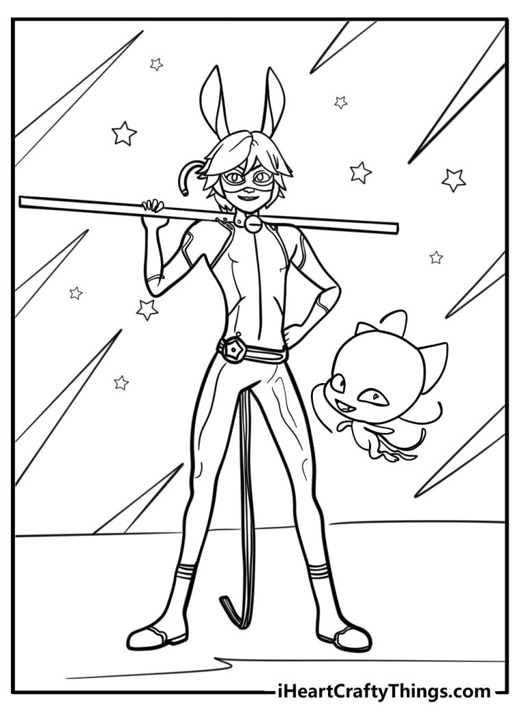 32 New Miraculous Ladybug Coloring Pages (100% Free To Print)