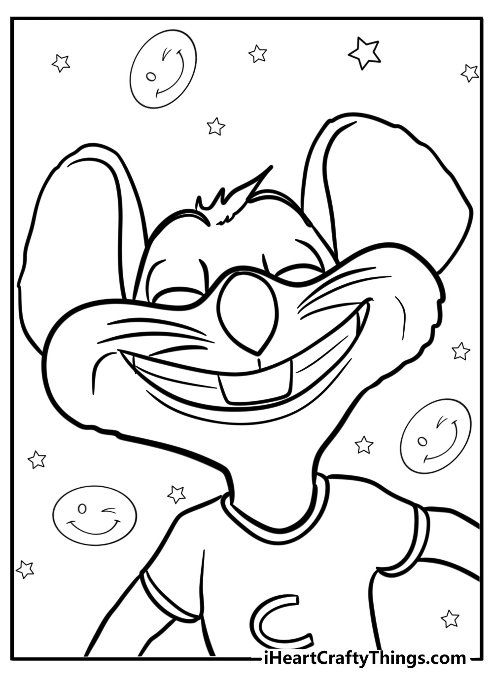 Chuck e cheese coloring pages