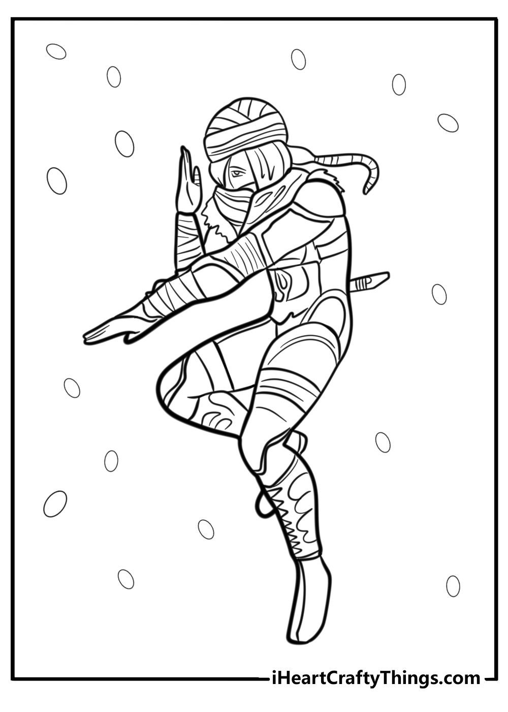 Sheik ready for a fight detailed super smash bros coloring sheet