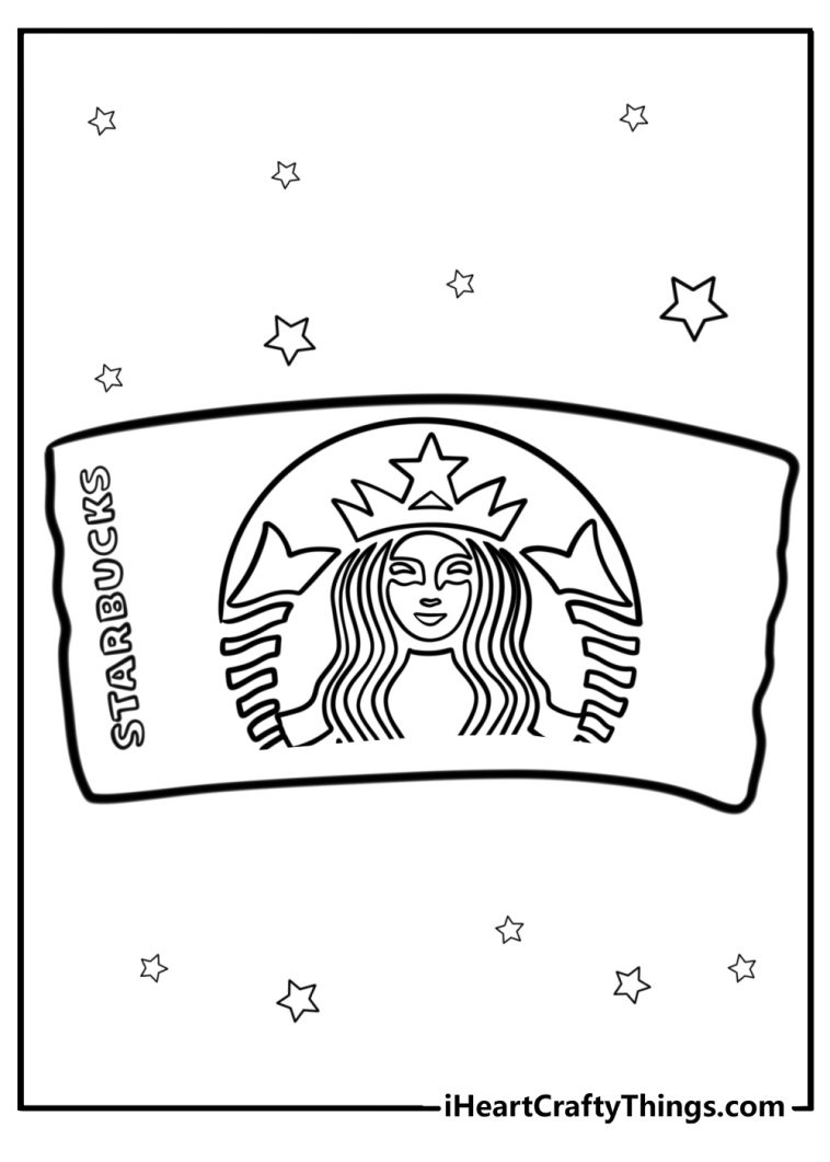 26 New Starbucks Coloring Pages (100% Free To Print)