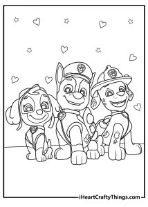 Paw Patrol coloring pages