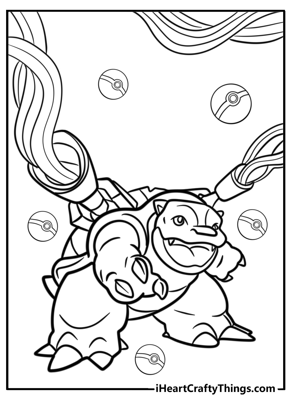 Blastoise with water swirling free pdf