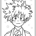 Deku coloring pages