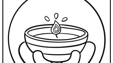 Diwali coloring pages