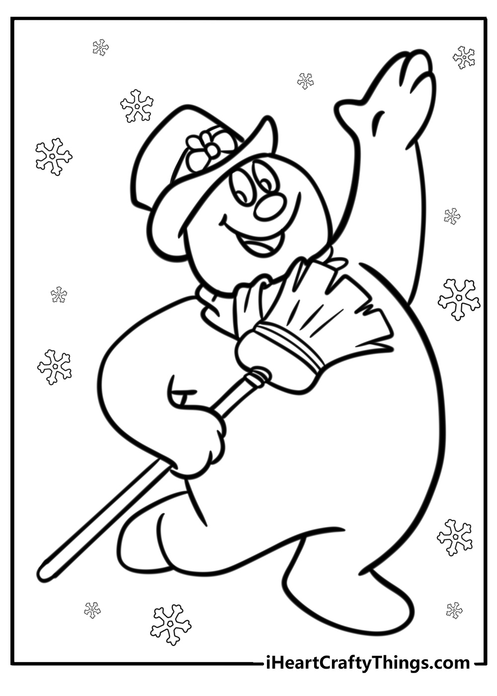 Frosty The Snowman coloring page