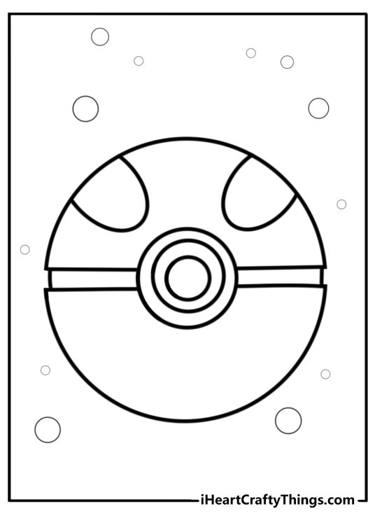 Great ball with intricate design free coloring page pdf