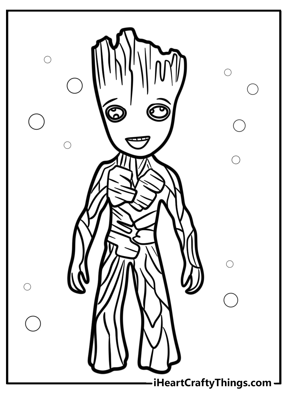 Groot coloring pages