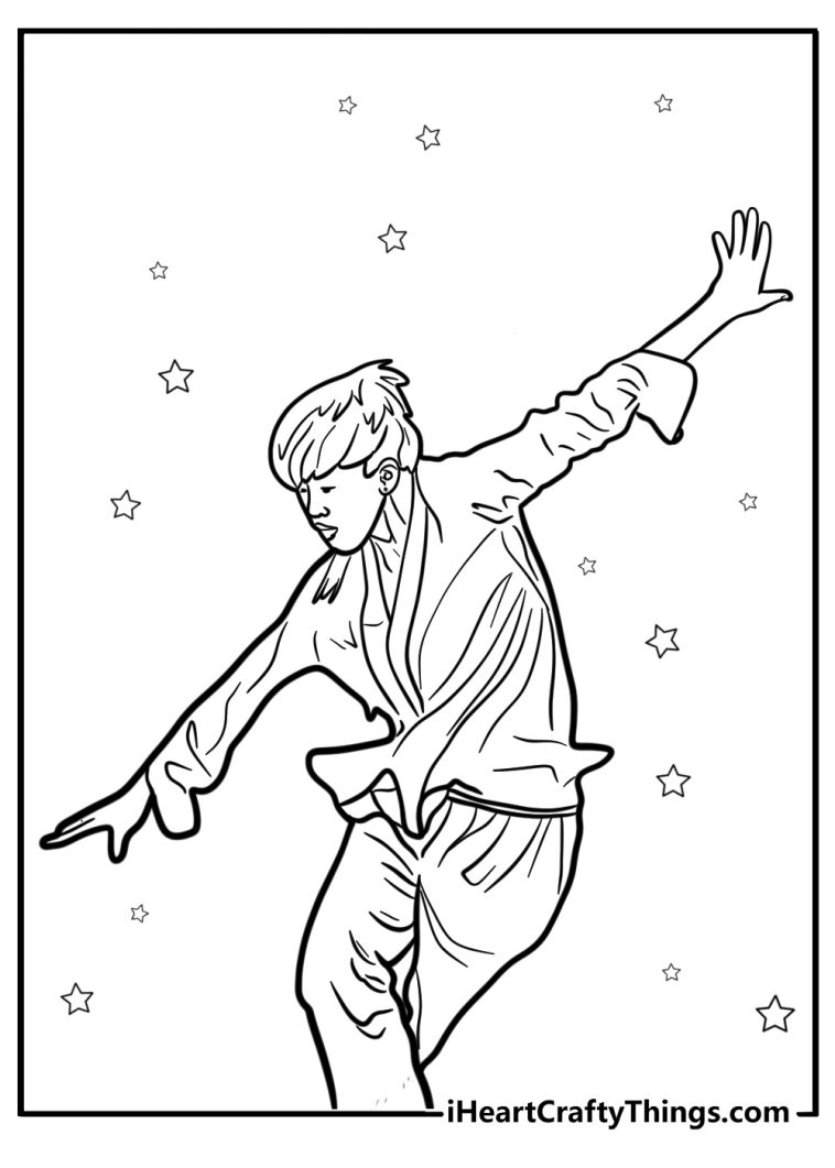 25 New BTS Coloring Pages (100% Free To Print)