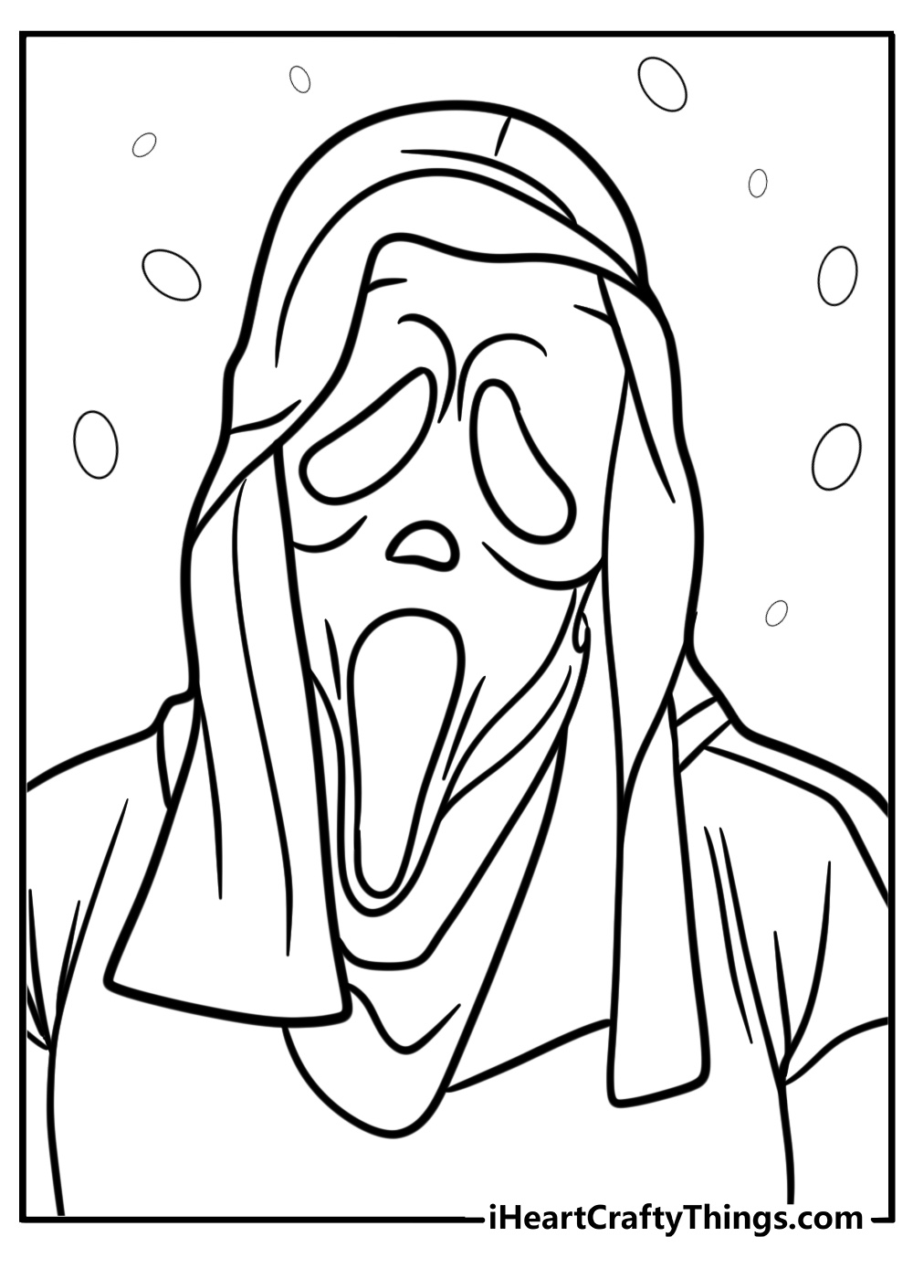 Scream coloring pages