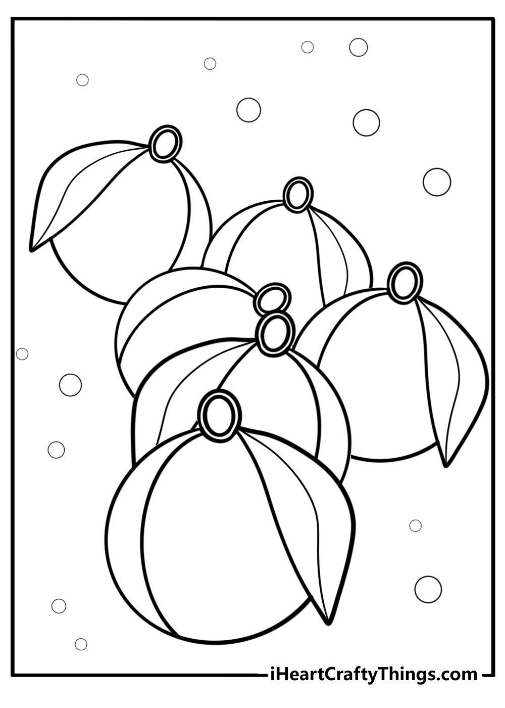 Sugarplums coloring page