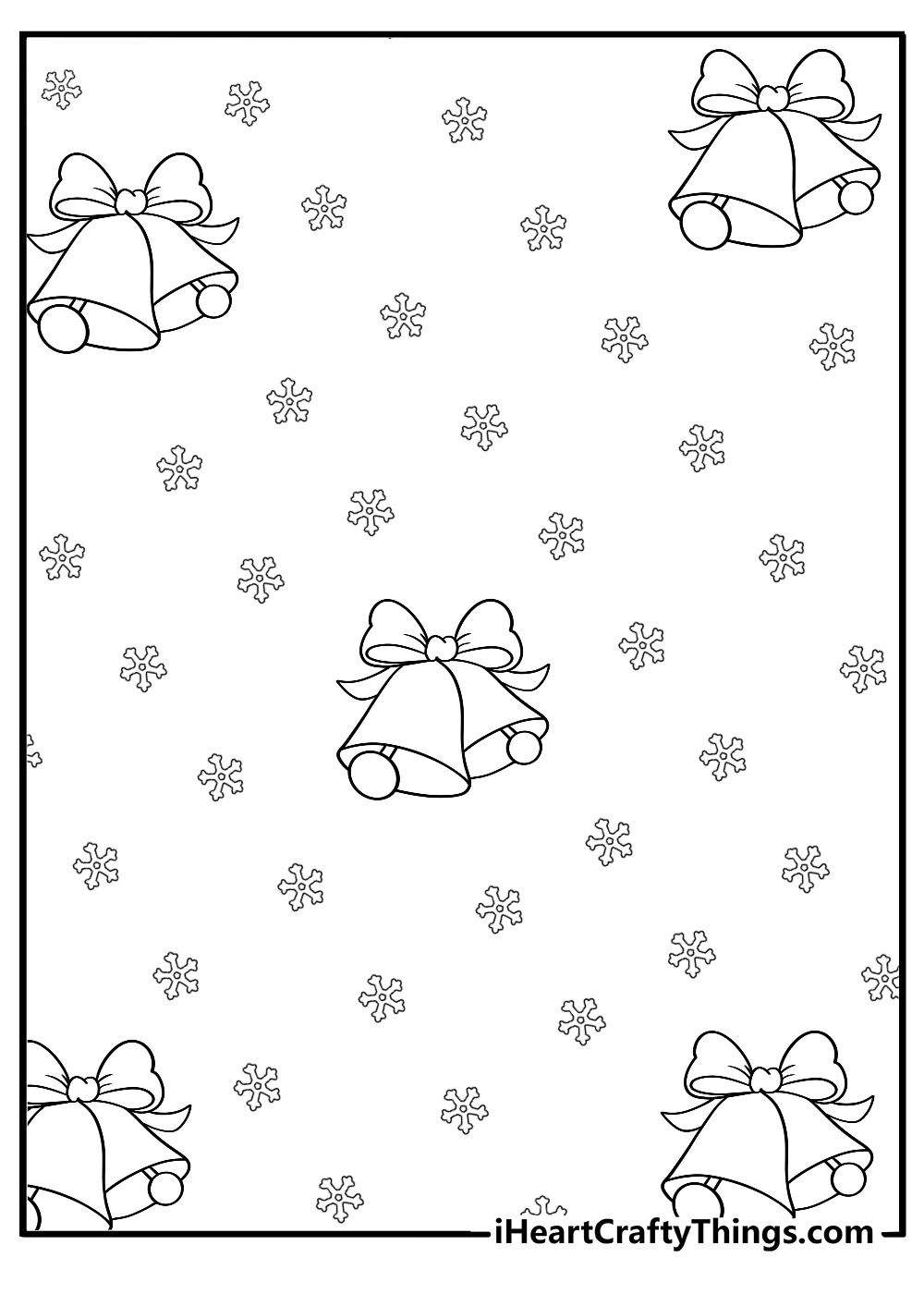 Christmas present wrapping paper coloring page