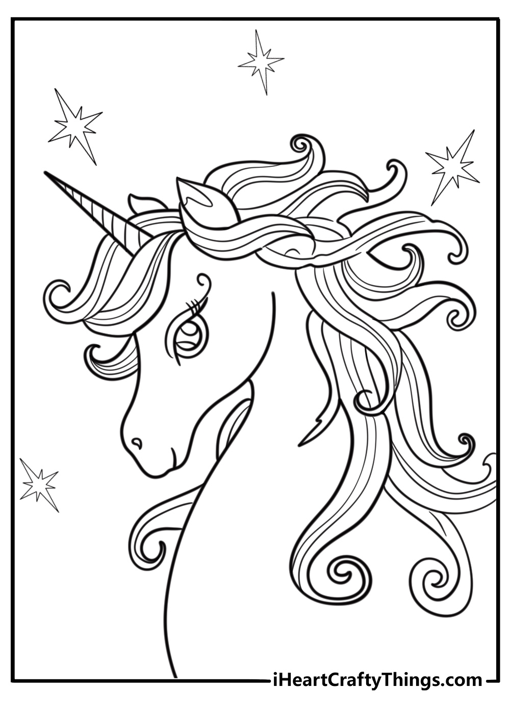 Unicorn Coloring Pages