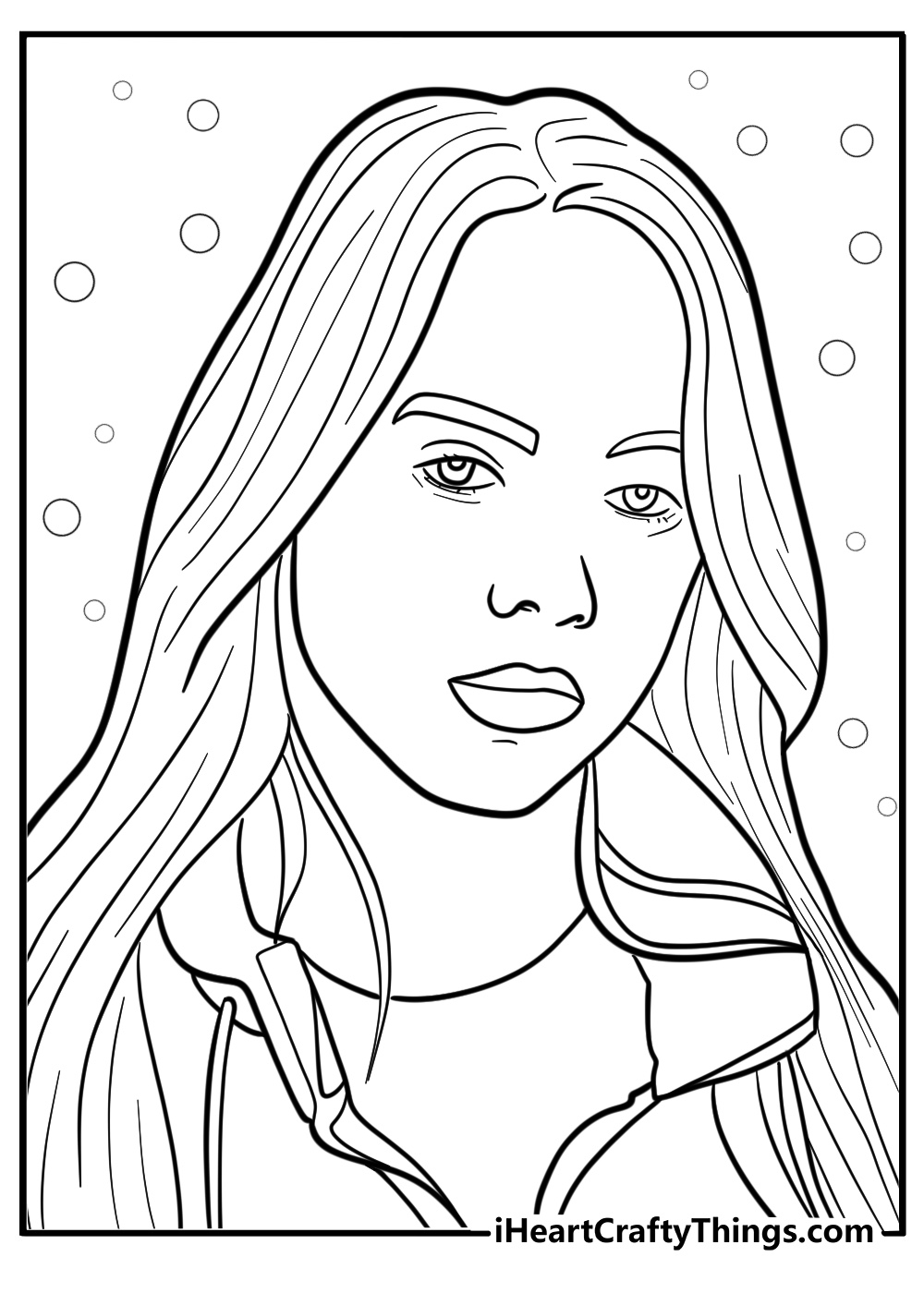 Billie eilish coloring sheet