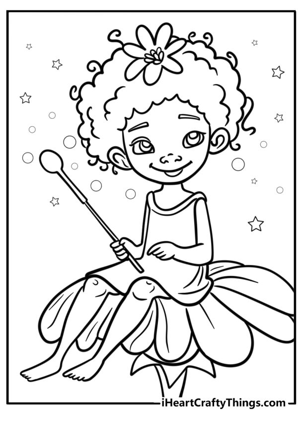 30 Black Girl Coloring Pages (Printable Free PDF Sheets To Color)