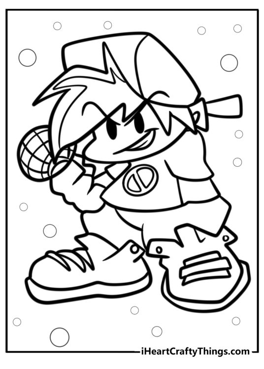 20 Friday Night Funkin’ Coloring Pages