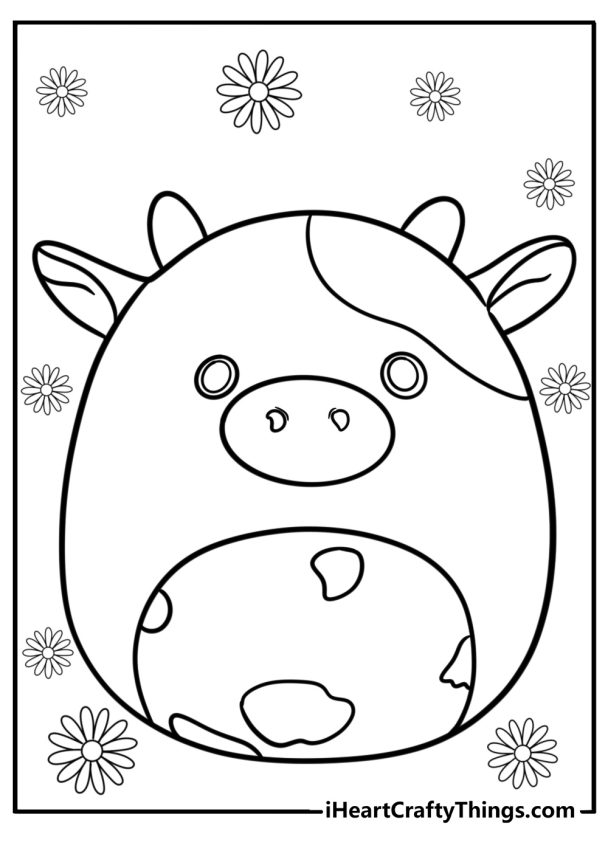 66 Squishmallow Coloring Pages (Printable Free PDFs To Color)