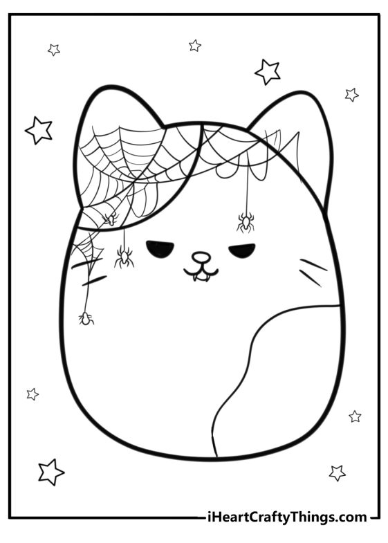 66 Squishmallow Coloring Pages (Printable Free PDFs To Color)