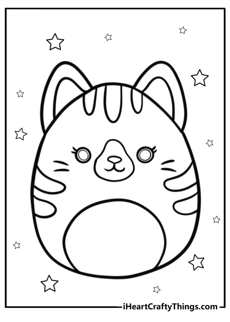 66 Squishmallow Coloring Pages (Printable Free PDFs To Color)