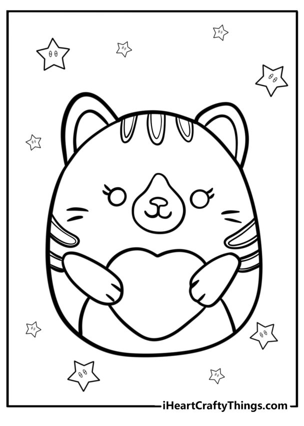 66 Squishmallow Coloring Pages (Printable Free PDFs To Color)