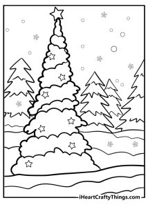 Winter coloring pages