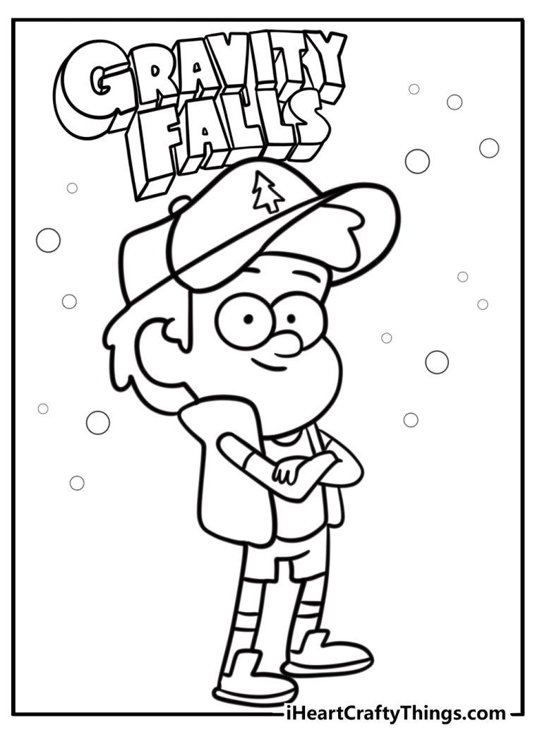 25 Gravity Falls Coloring Pages (Printable Free PDFs)