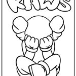 Kaws coloring pages