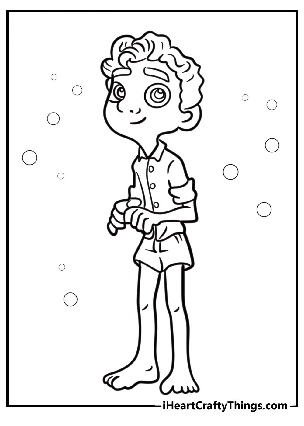 Luca coloring pages