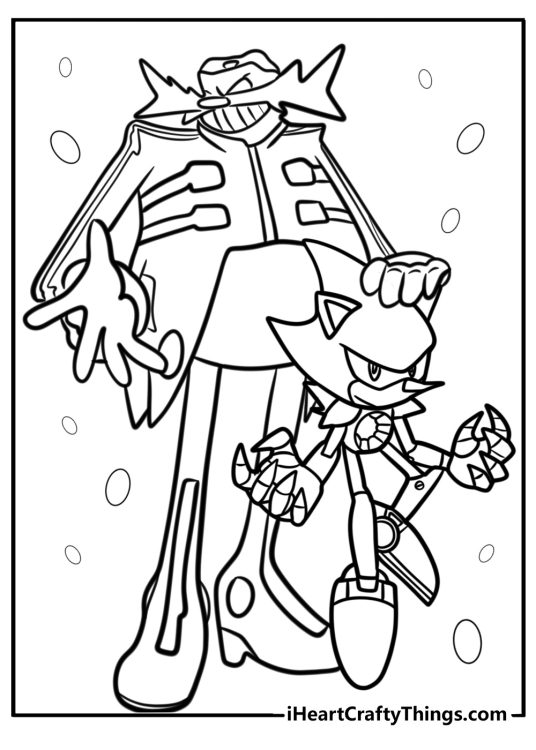 25 Metal Sonic Coloring Pages