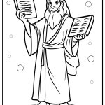 Moses coloring pages