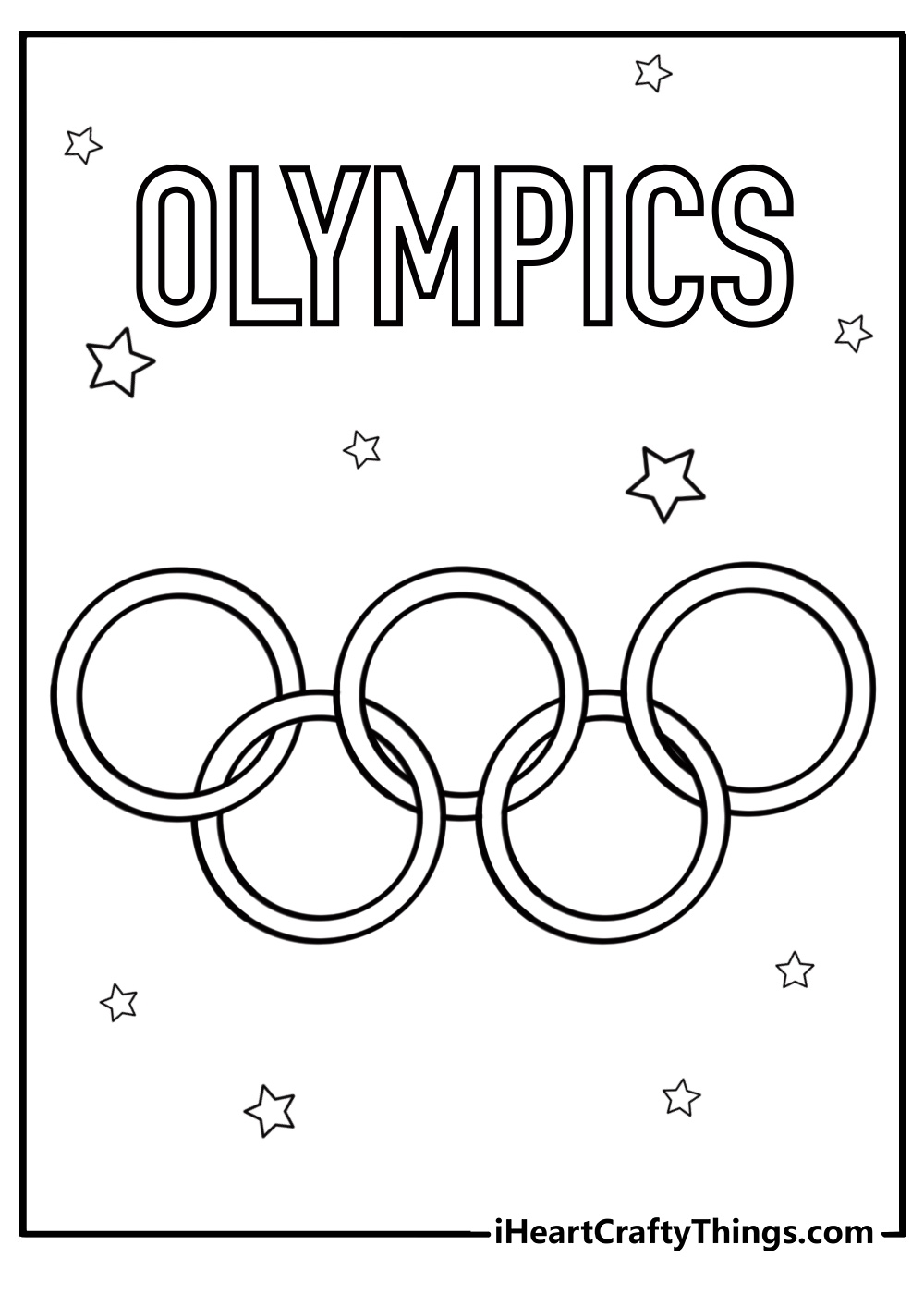 Olympic coloring pages