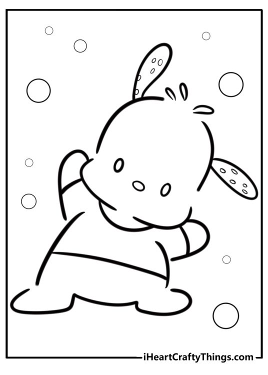 Pochacco coloring pages