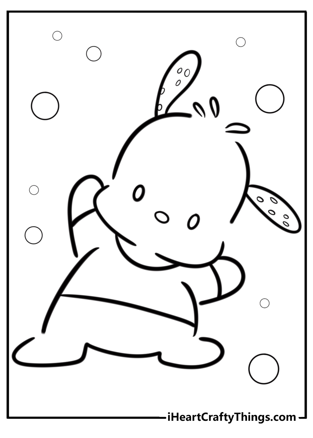 Pochacco coloring pages