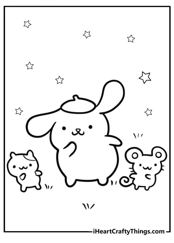25 Pompompurin Coloring Pages (100% Free To Print)
