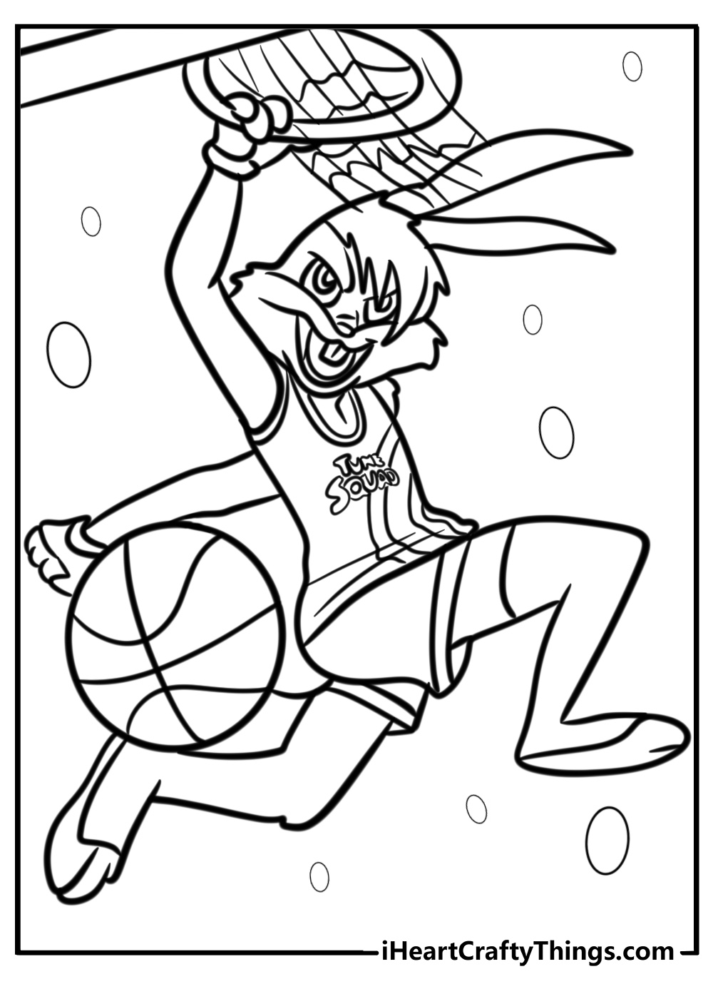 Space jam coloring pages