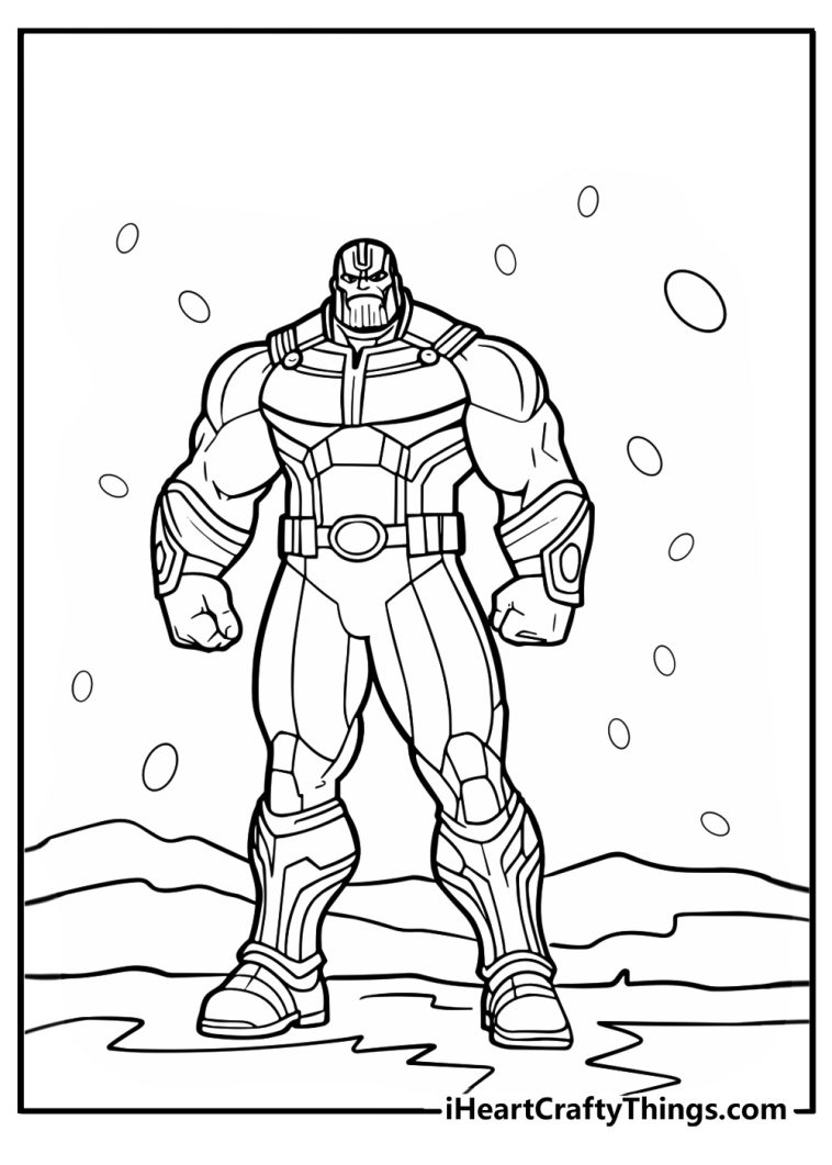25 Thanos Coloring Pages (100% Free To Print)
