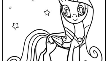 Twilight sparkle as a princess coloring page