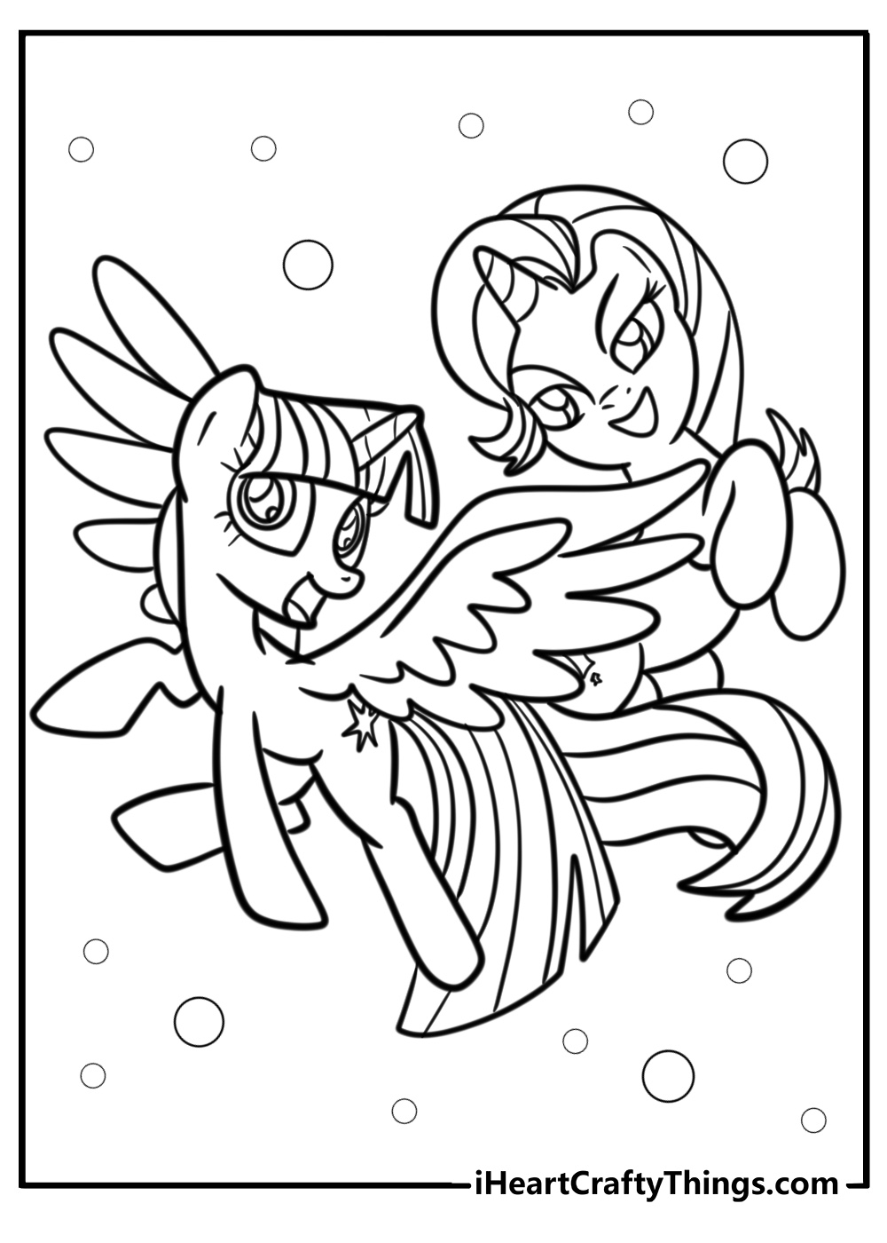 Twilight sparkle coloring sheet