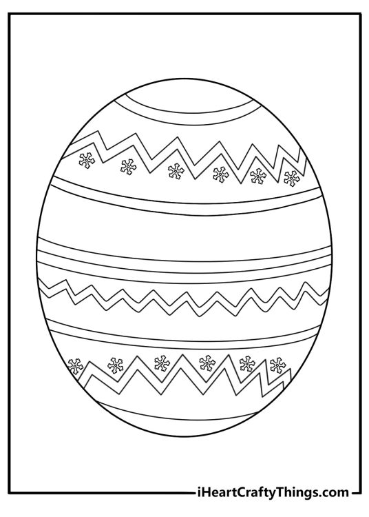 Easter Egg Coloring Pages