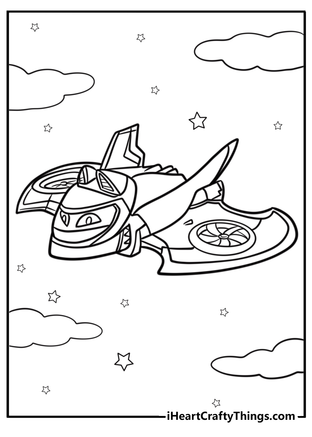 Batwheels batwing flying high free coloring page pdf