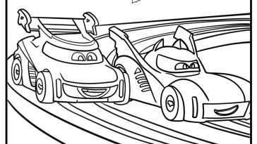 Batwheels coloring pages