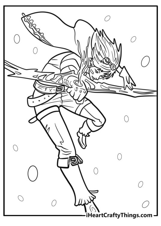 Ezreal shooting an energy bolt in a fun lol pdf sheet for fans