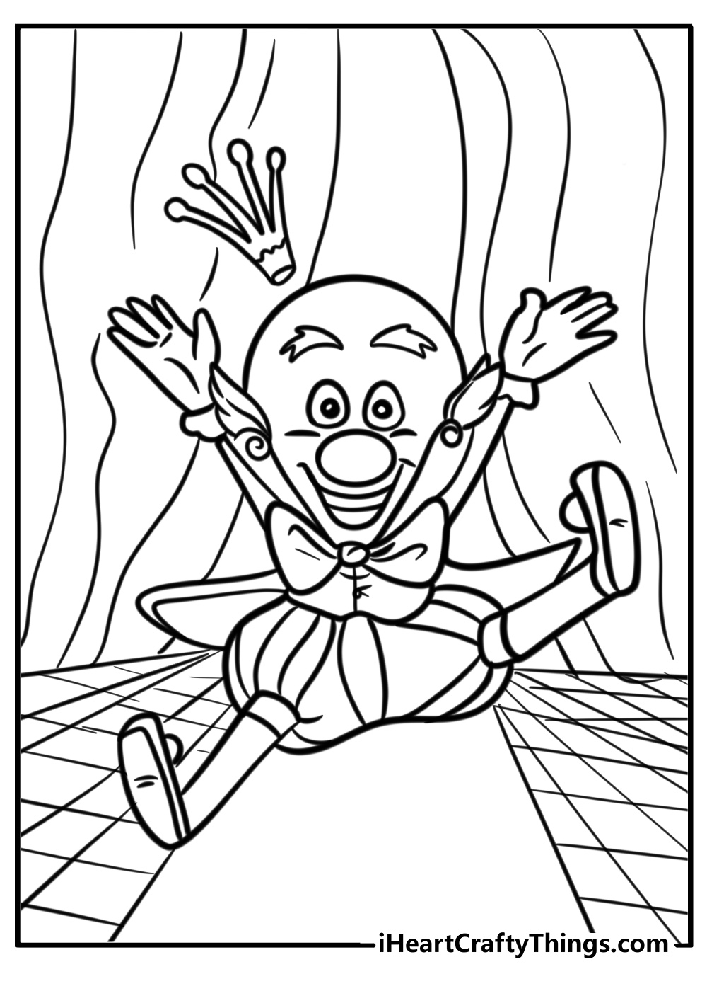 King candy in his sugar rush castle detailed coloring sheet