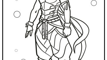 Ninja coloring pages