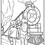 Polar express coloring pages