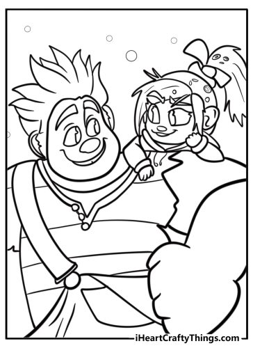 Wreck it ralph coloring pages