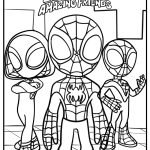 Spidey and his amazing friends coloring pages