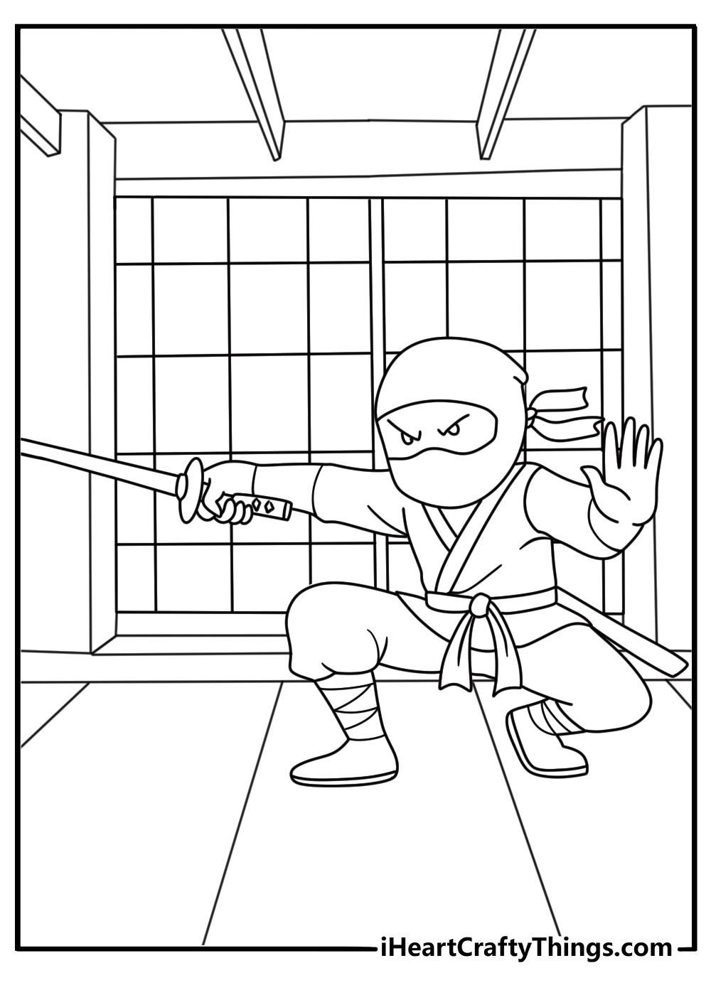 Ninja Coloring Pages (40 Free Printable PDF Sheets)