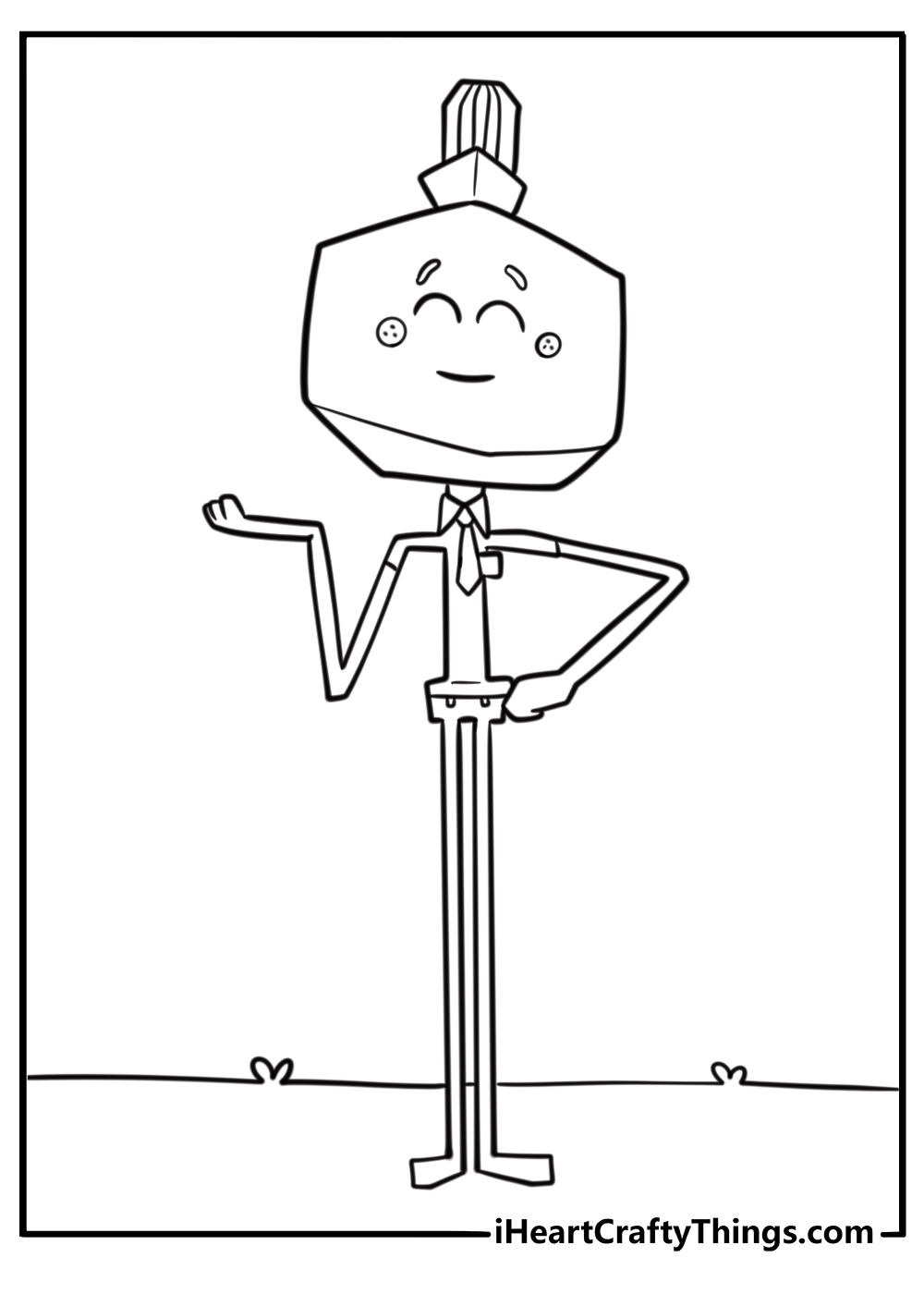 Larry Needlemeyer at work printable coloring page