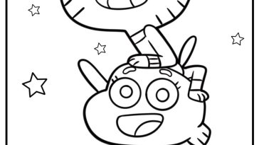 Amazing world of gumball coloring pages