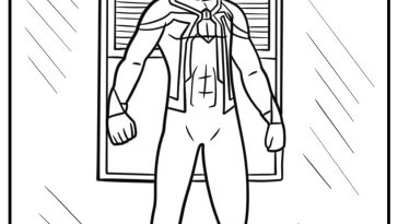 Iron spider coloring pages